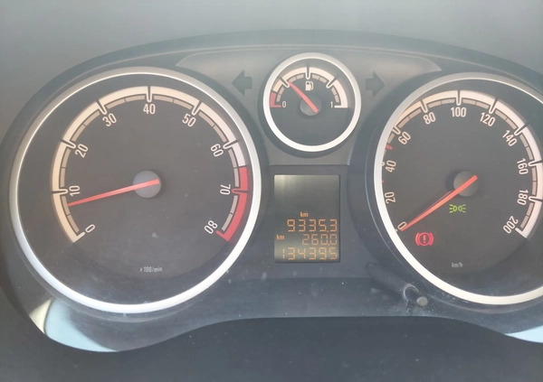Opel Corsa cena 13900 przebieg: 134395, rok produkcji 2009 z Gliwice małe 37